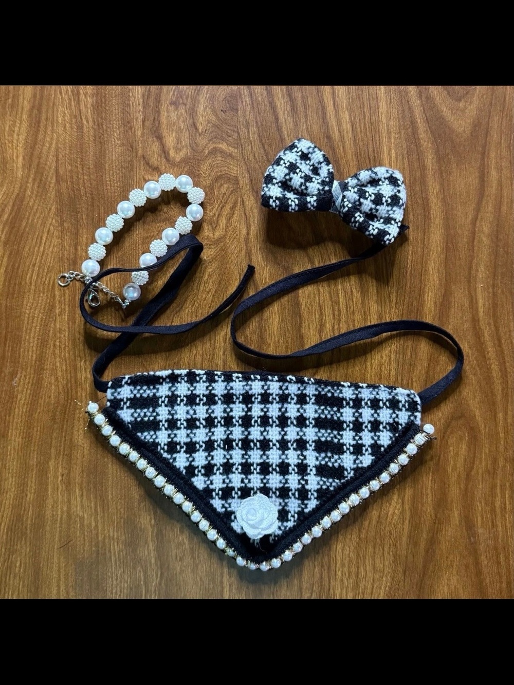 Dog 3 Piece Bandana Set - Size Small